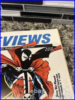 Previews Comics Vol II No. 3 March 1992 first SPAWN With POSTER + CARDS HTF Rare