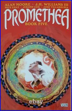 Promethea Book 5 TPB Alan Moore Williams III Apocalypse with #32 tri-fold posters