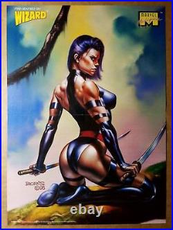 Psylocke Marvel Comics Poster by Boris Vallejo