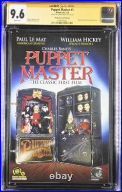 Puppet Master #1 CGC SS 9.6 Charles Band Signed Creator Movie Poster Photo Varai