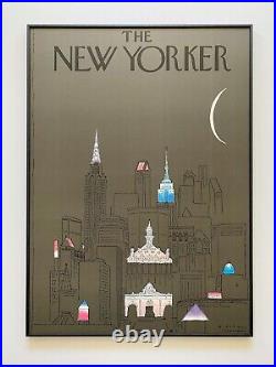 R. O. Blechman Rare 1979 Lithograph Print Large Framed The New Yorker Poster