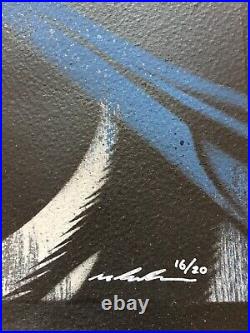 RARE #16/20 The Batman Art Print Michael Latimer Poster Dark Knight mondo Sdcc