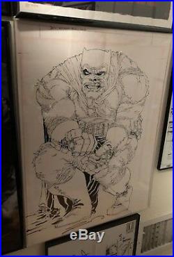 RARE Frank Miller Signed Custom 18x24 Batman Poster Dark Knight Returns with COA