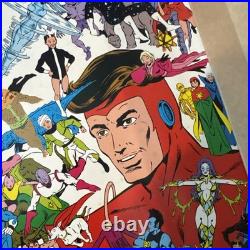 RARE Legion Of Super Heroes 1983 Poster Keith Giffen Mahlstedt DC Comics unused