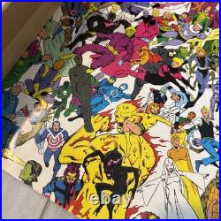 RARE Legion Of Super Heroes 1983 Poster Keith Giffen Mahlstedt DC Comics unused