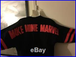 RARE Marvel Spirit Jersey Shirt SDCC 2019 Exclusive Mens L LARGE FREE POSTERS