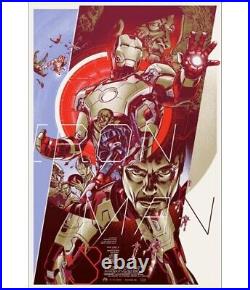 RARE NEW Iron Man 3 Phantom City Martin Ansin Poster Limited Edition 2013 1st Ed