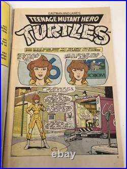 RARE TEENAGE MUTANT HERO TURTLES ISSUE 1 FINLAND 1990 withPOSTER FREE SHIPPING