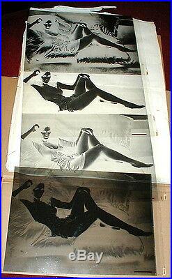 RARE Wonder Woman ORIGINAL Art Negatives & Poster Proofs 1977 Lynda Carter
