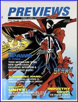 READ 1st 1992 Previews Comics Vol II No. 3 1st SPAWN WithPOSTER + CARDS