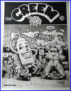 ROBERT CRUMB CREEM MAGAZINE 18x24 ART SCREEN PRINT FOIL POSTER PSYCH Comic Book