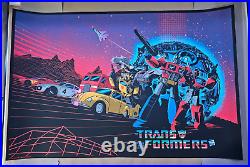 Raid71 Transformers Art Poster Screen Print 36 x 24 Moor Art Chris Thornley