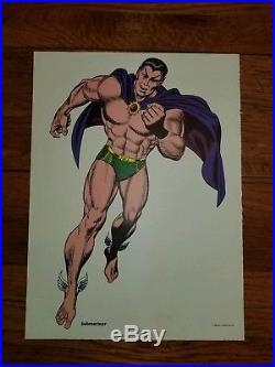 Rare 1966 Marvel Superhero poster set. Only from MMMS Club. Complete set of 8
