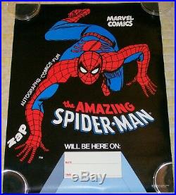 Rare 1977 Marvel Comics Spider-Man Appearance Poster John Romita Art Marvelmania