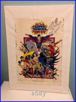 Rare 1984 DC Comics Super Powers Promotional Poster Kenner Toys Store Giveaway Rare 1984 DC Comics Super Powers Promotional Poster Kenner Toys Store Giveaway