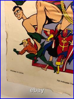 Rare 1984 DC Comics Super Powers Promotional Poster Kenner Toys Store Giveaway Rare 1984 DC Comics Super Powers Promotional Poster Kenner Toys Store Giveaway