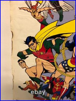 Rare 1984 DC Comics Super Powers Promotional Poster Kenner Toys Store Giveaway Rare 1984 DC Comics Super Powers Promotional Poster Kenner Toys Store Giveaway