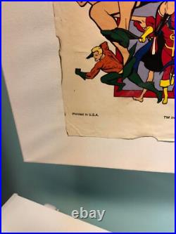 Rare 1984 DC Comics Super Powers Promotional Poster Kenner Toys Store Giveaway Rare 1984 DC Comics Super Powers Promotional Poster Kenner Toys Store Giveaway