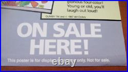 Rare 1987 Gumby Poster Gumby's Summer Fun Adventure Comic Book Promo Art Clokey