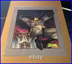 Rare 1989 DC Comics Batman Flying Poster 28-599 22 X 28 In Original Sleeve