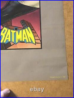 Rare 1989 DC Comics Batman Flying Poster 28-599 22 X 28 In Original Sleeve