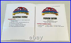 Rare 1990 Impel Marvel Universe Comic Book Card Promo Employee Sales Folder