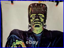 Rare 6ft Frankenstein Comic Book Poster in Full Living Color Halloween Monster
