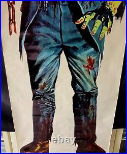 Rare 6ft Frankenstein Comic Book Poster in Full Living Color Halloween Monster