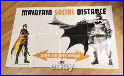 Rare DC Comics Promotional Poster Lot Of 36 Superman Batman & More