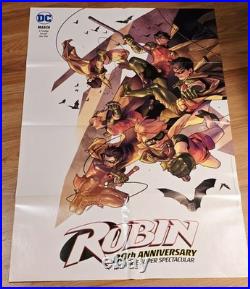 Rare DC Comics Promotional Poster Lot Of 36 Superman Batman & More