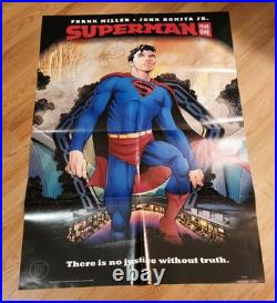 Rare DC Comics Promotional Poster Lot Of 36 Superman Batman & More