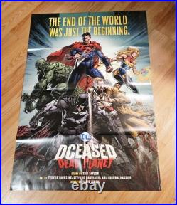 Rare DC Comics Promotional Poster Lot Of 36 Superman Batman & More