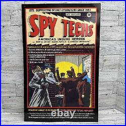 Rare HTF CIA Spy Techs CIA/OTS Career Fair Comic Book Style Memorabilia