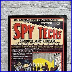 Rare HTF CIA Spy Techs CIA/OTS Career Fair Comic Book Style Memorabilia