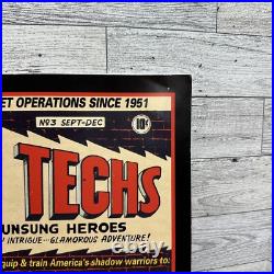 Rare HTF CIA Spy Techs CIA/OTS Career Fair Comic Book Style Memorabilia