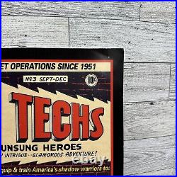 Rare HTF CIA Spy Techs CIA/OTS Career Fair Comic Book Style Memorabilia