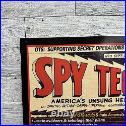 Rare HTF CIA Spy Techs CIA/OTS Career Fair Comic Book Style Memorabilia