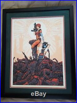 Rare! Lilith Borderlands Poster Lithograph Claptrap! 250 in the World