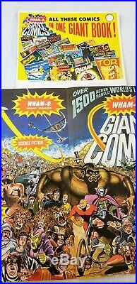 Rare NOS 1967 Wham-O Giant Comic Book Cardboard Promo Store Display and Poster