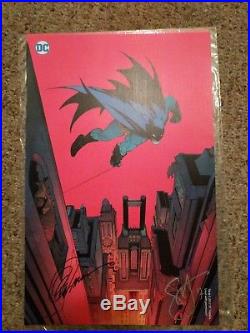 Rare New 52 Batman Lithograph signed by Greg Capullo and Scott Snyder