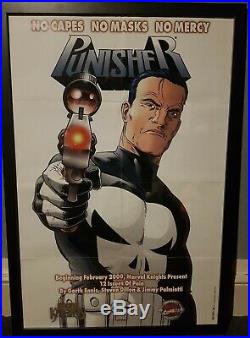 Rare & Original 2000 Marvel Comics The Punisher Promo Poster Marvel Knights