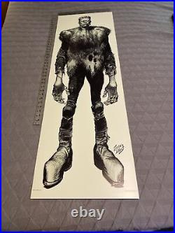 Rare Poster, Comic Book Mail Order, Monster Size Frankenstein's Monster Poster