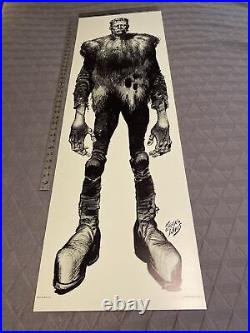 Rare Poster, Comic Book Mail Order, Monster Size Frankenstein's Monster Poster