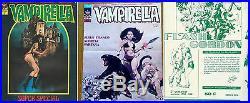Rare Revue Vampirella Tête De Série N° 1 À 12 + Rare Poster Par Frank Frazetta