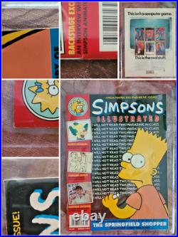 Rare Simpsons Comics & Magazine Archive Sealed Issues + Posters NM+ Provenance