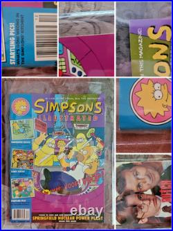 Rare Simpsons Comics & Magazine Archive Sealed Issues + Posters NM+ Provenance