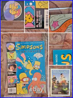 Rare Simpsons Comics & Magazine Archive Sealed Issues + Posters NM+ Provenance
