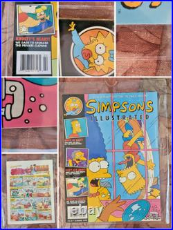 Rare Simpsons Comics & Magazine Archive Sealed Issues + Posters NM+ Provenance