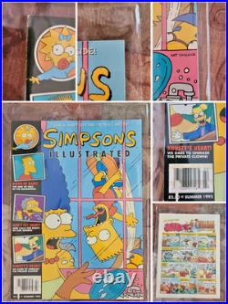 Rare Simpsons Comics & Magazine Archive Sealed Issues + Posters NM+ Provenance