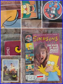 Rare Simpsons Comics & Magazine Archive Sealed Issues + Posters NM+ Provenance